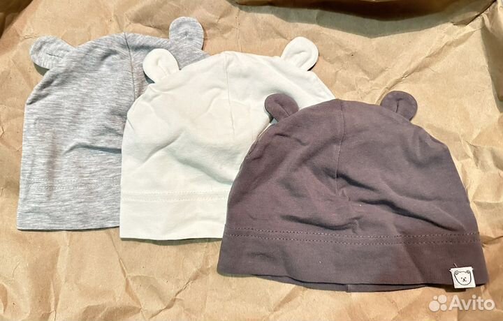 Шапочки для малышей hm 62 68