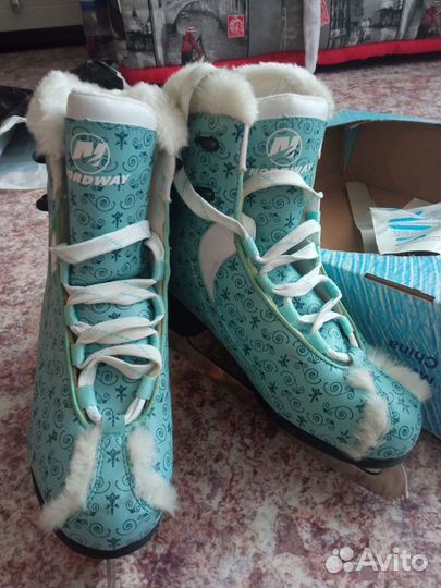 Коньки фигурные утеплённые Nordway