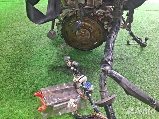 Двигатель в сборе двс toyota passo KGC30 1KR-FE 20