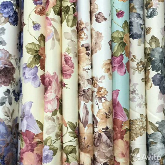 Шторы блэк-аут рогожка с рисунком