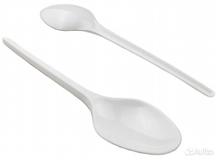 Одноразовая посуда одноразовые ложки белые 12 шт