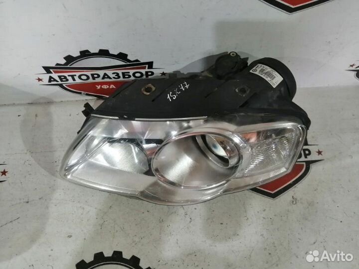 Фара галогеновая левая Volkswagen Passat B6