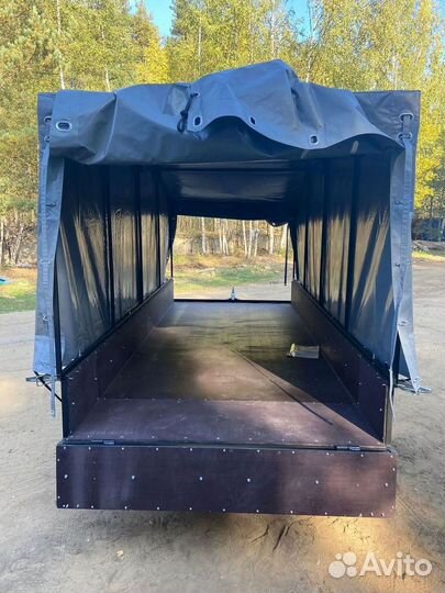 Прицеп двухосный 3.0х1.5 бортовой усиленный