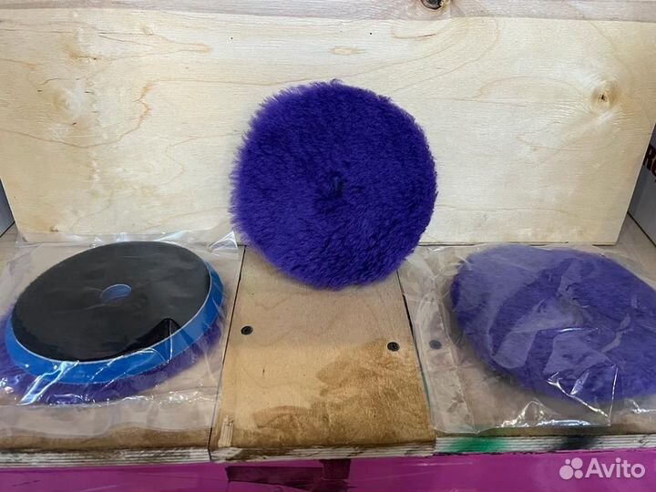 Меховой полировальный круг 125 мм