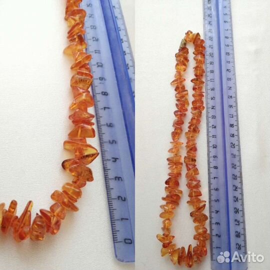 Винтажные бусы из натуральных камней, СССР