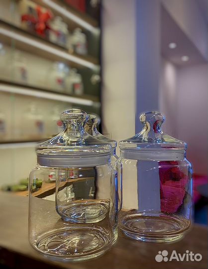 Банки стеклянные для сыпучих продуктов
