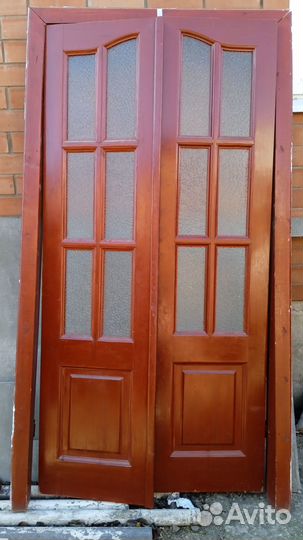 Двери межкомнатные с коробкой деревянные