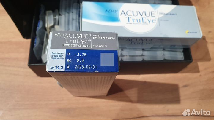 Бронь Acuvue Контактные линзы 1-Day TruEye -3.75