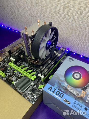 Комплекты 12-24 ядер/16-32GB озу/мать+кулер