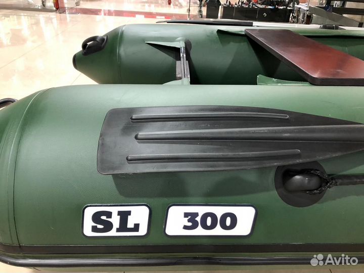 Лодка пвх Solar SL-300 нднд зеленая