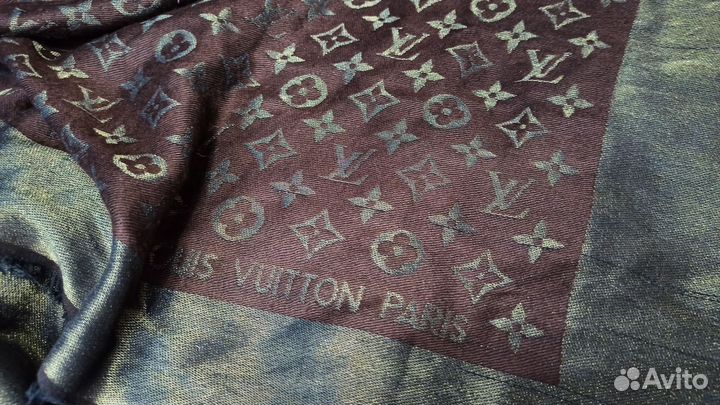 Шаль большой платок 145 louis vuitton италия