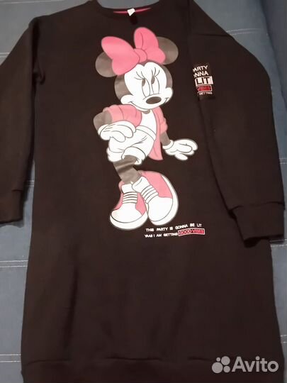 Платье на флисе для девочки