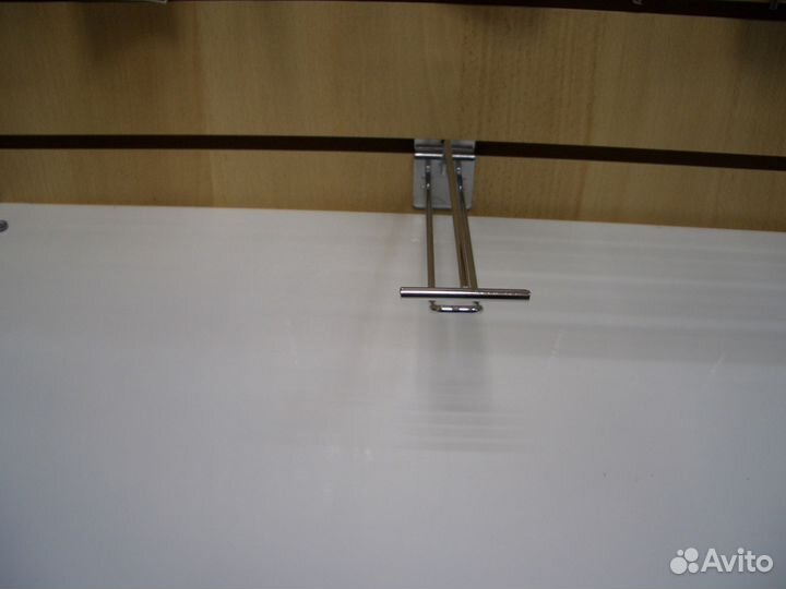 Крючок для экономпанели двойной хромированны