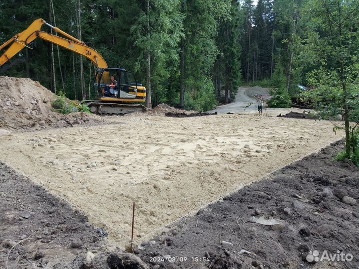 Разработка участков под строительство