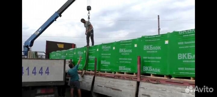 Газоблок 75х200х626