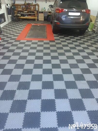 Пвх плитка для гаража