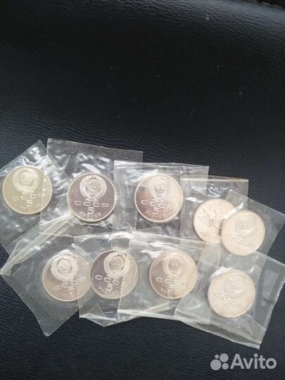Юбилейные монеты СССР пруф