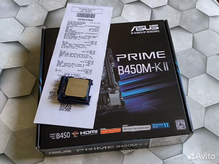 Связка Asus B450 / Ryzen 5 5600