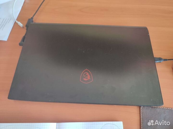 Игровой ноутбук msi i7, 1050ti