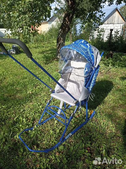 Детские санки коляска