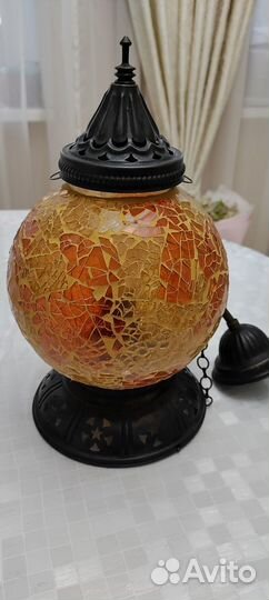 Турецкая подвесная люстра из мозаики