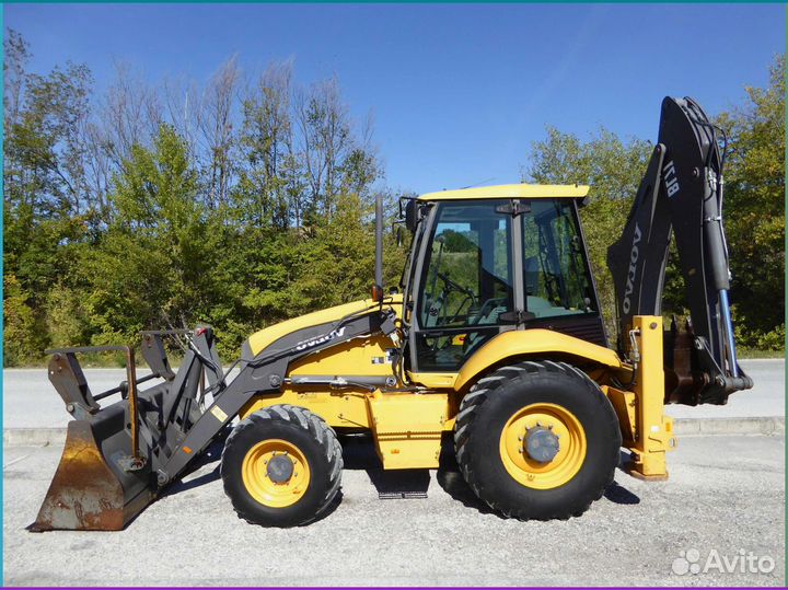 Закаленное стекло на экскаватор Volvo BL61 BL71