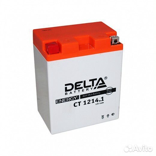 Акб Delta CT 1214.1 14 ah 132х89х164