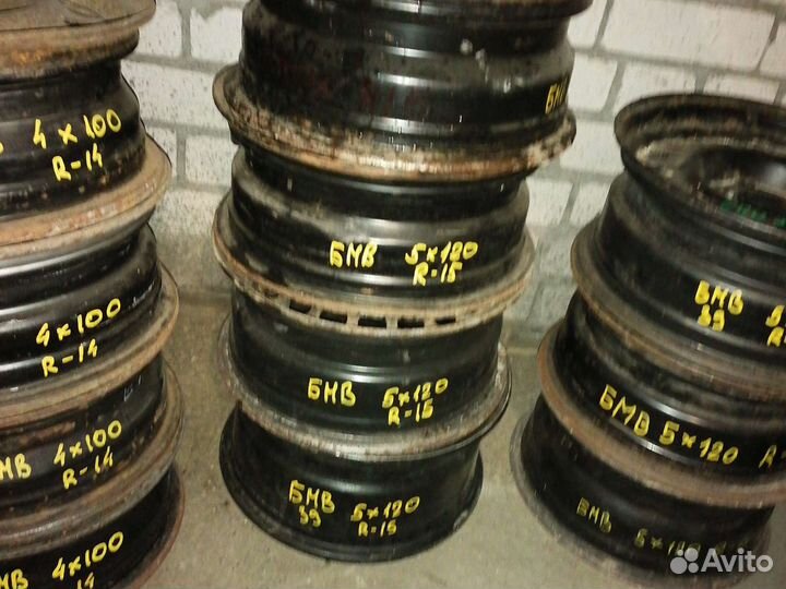 Диски R15 BMW, 5/120, цо 72,5 ет 47