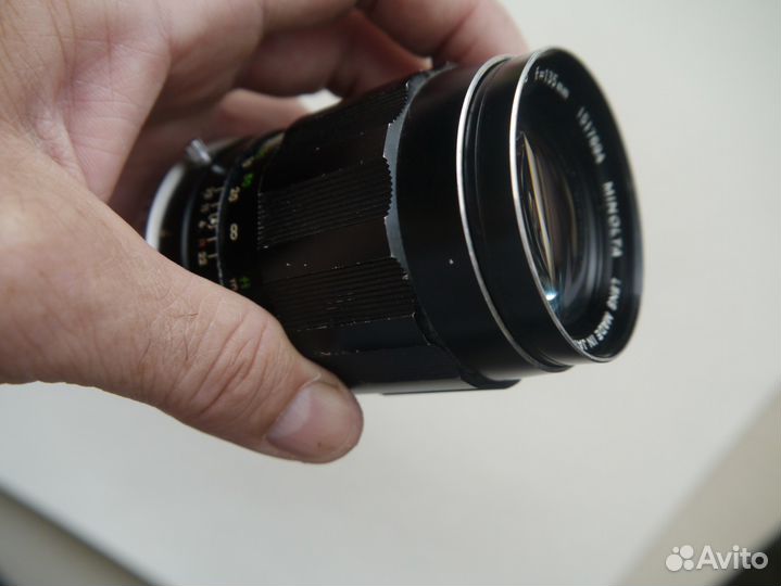Минольта с мультипросветлением 135мм F 3.5