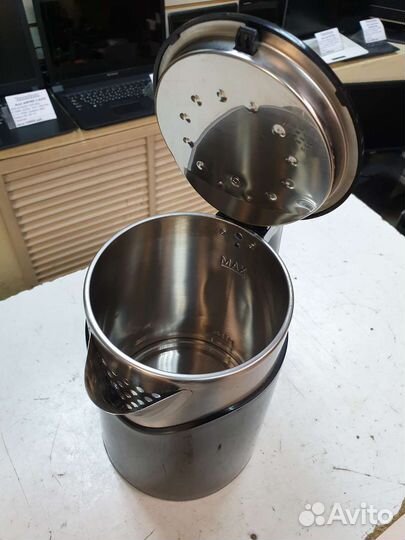 Чайник Supra Black 1500вт 1.8л металл