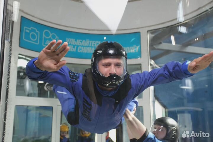 Полет в аэротрубе