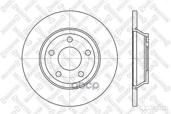 6020-4745-SX диск тормозной передний Audi A4 1