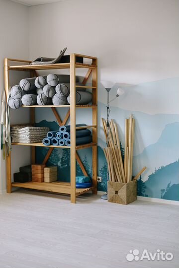 Стеллаж деревянный