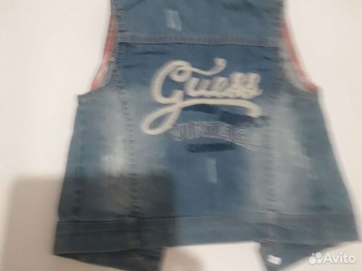 Жилет джинс