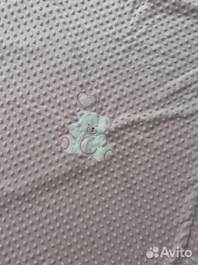 Пледик с мишкой/конверт на выписку