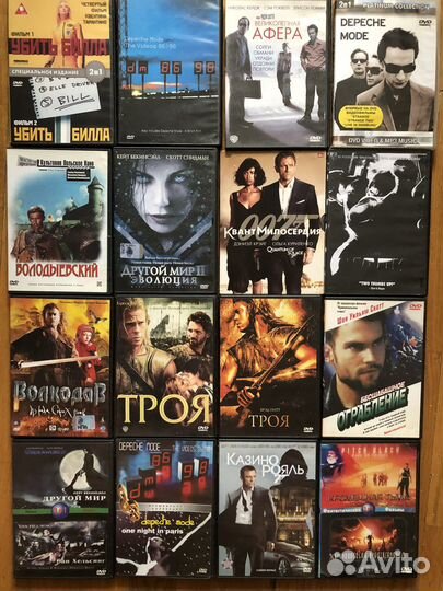 DVD диски: м/ф, фильмы, игры