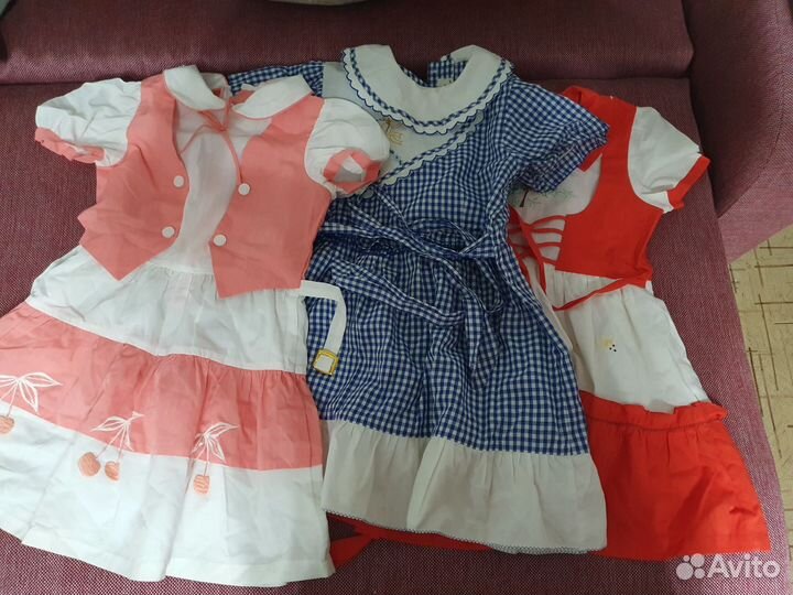 Платья детские СССР