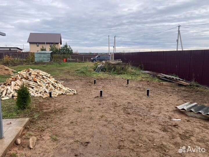 Винтовые сваи Монтаж фундамента на винтовых сваях