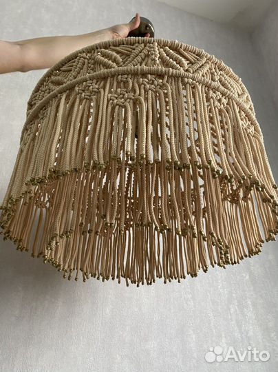 Люстра потолочная дизайнерская, абажур