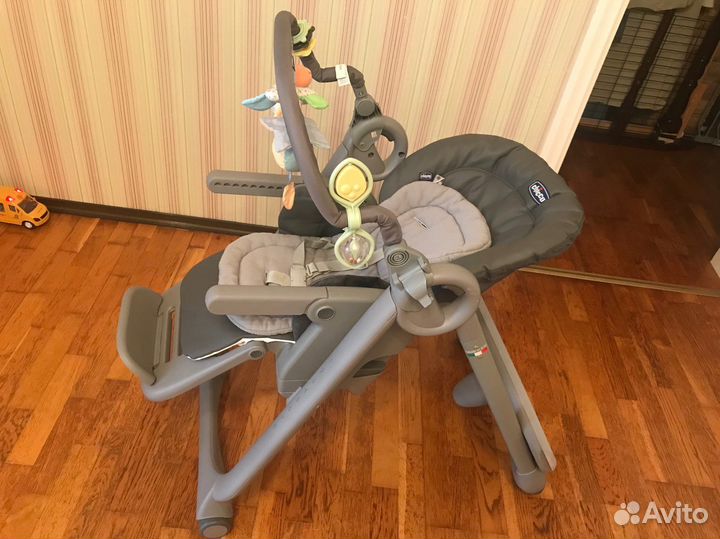 Стульчик для кормления chicco polly magic relax