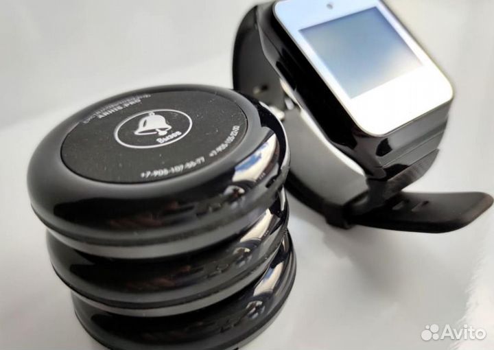 Кнопка вызова персонала. Пейджер. Вызов официанта