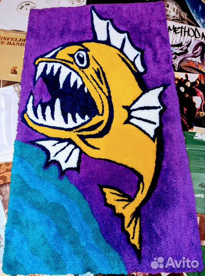 Тафтинговый ковер рыба скорпена ерж