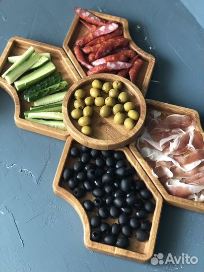 Менажница деревянная