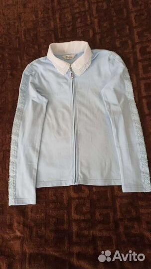 Школьная блузка для девочки 140