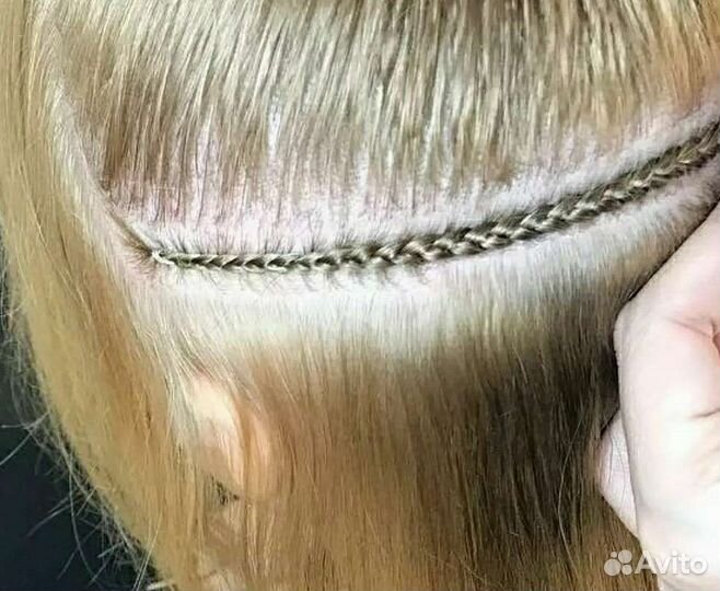 Голливудское наращивание волос/коррекция, в центре