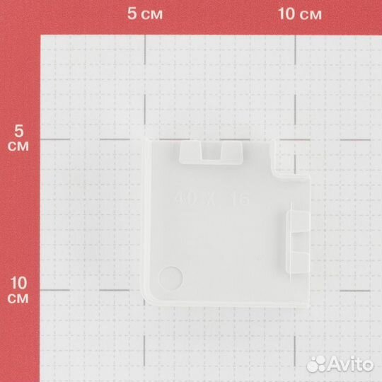 Угол плоский для кабель-канала (abw-40-16х4) 40х16