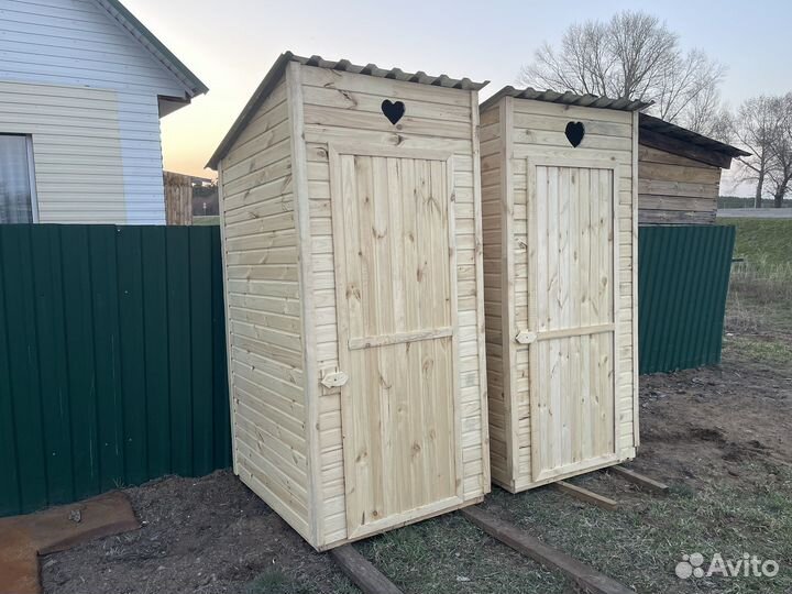 Туалет уличный садовый для дома и дачи