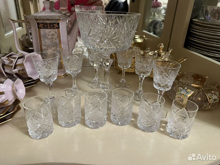 Хрустальная ваза Черногория СССР