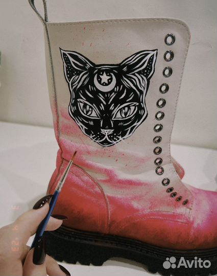 Ручная роспись одежды Кастом Senchizz art