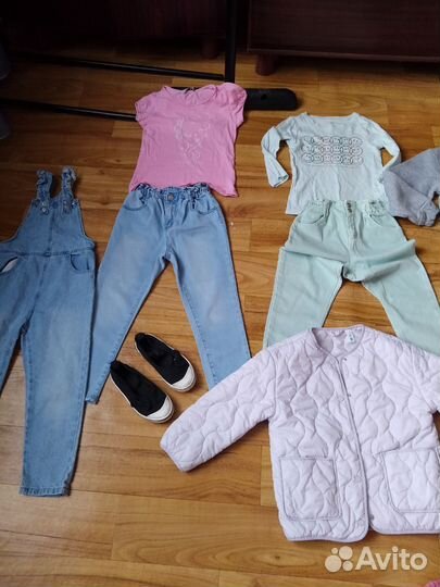 Брендовый пакет вещей на весну 104-110р, Зара, нм